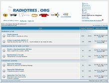 Tablet Screenshot of pizarra.radiotres.org